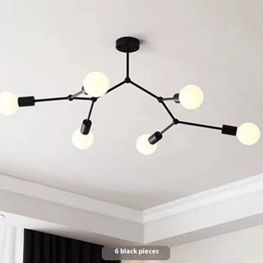 Lámpara de Techo Minimalista de Hierro para Dormitorio y Sala - Image 7