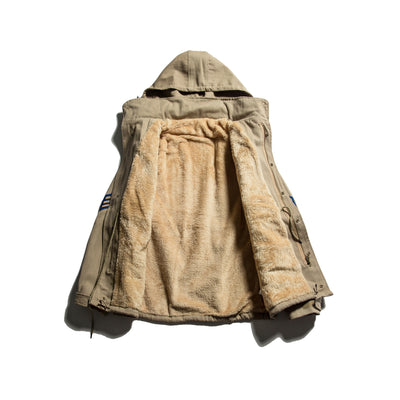 Chaqueta Deportiva Hip Hop Retro con Capucha y Bordados para Niños - Image 11