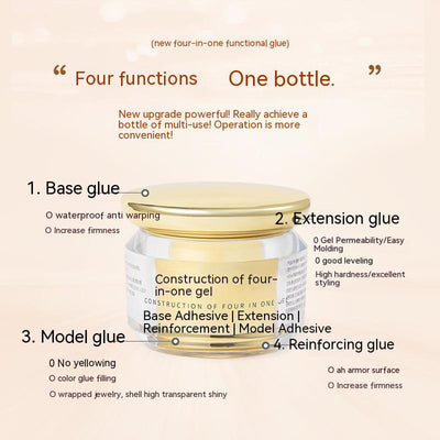 Gel Base Multiusos para Extensiones de Uñas con Moldeado Estructurado - Image 3