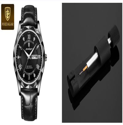 Reloj de Pulsera de Cuarzo Luxury para Hombre con Correa de Cuero - Image 45