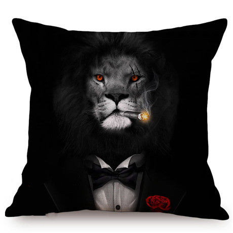 Funda de Almohada para Auto Serie Lobo Animal 3D Explosiva - Image 5