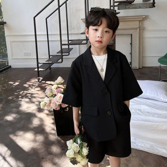 Traje Casual de Manga Corta para Niños