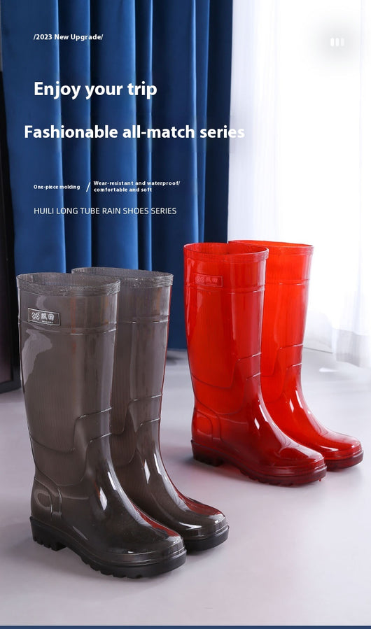 Botas de Lluvia Impermeables para Hombre - Suela Antideslizante y Resistente - Image 18