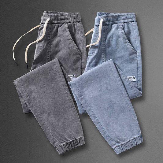 Pantalones Tobilleros Patchwork Estilo Coreano para Hombre - Image 2