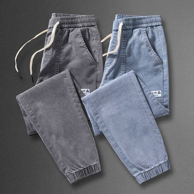 Pantalones Tobilleros Patchwork Estilo Coreano para Hombre - Image 2