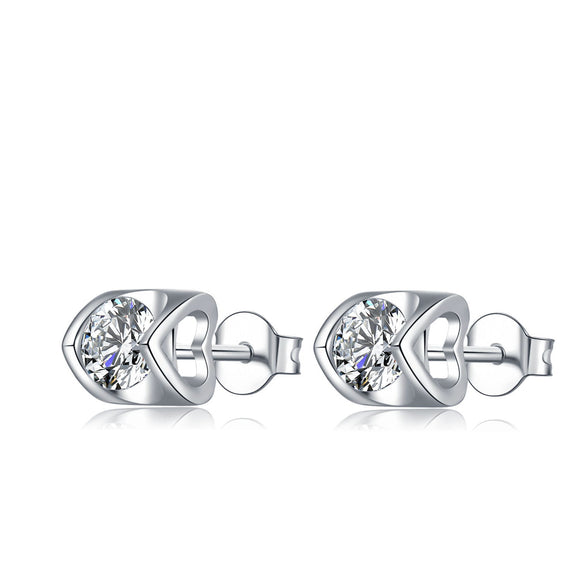 Collar de Plata Esterlina 925 con Diseño de Tachuelas - Juego de Joyería de Moda