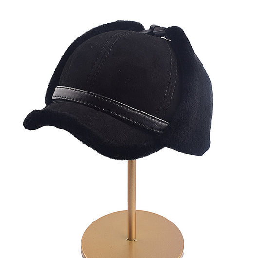 Gorro de Lana de Borrego para Adultos Mayores y de Mediana Edad - Image 3