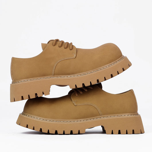 Zapatos de Vestir de Cuero Estilo Británico con Suela Gruesa Elevadora - Image 2