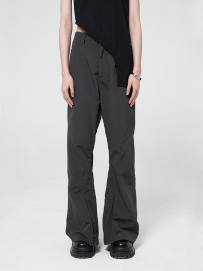 Pantalones Flare con Cierre Lineal para Mujer - Diseño Versátil Unisex - Image 8