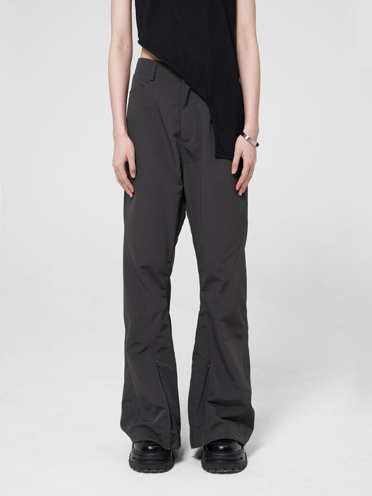 Pantalones Flare con Cierre Lineal para Mujer - Diseño Versátil Unisex - Image 8