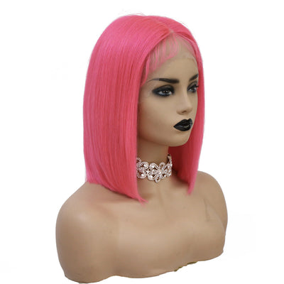 Peluca Bob con Encaje Frontal Estilo Europeo y Americano para Mujer - Image 5