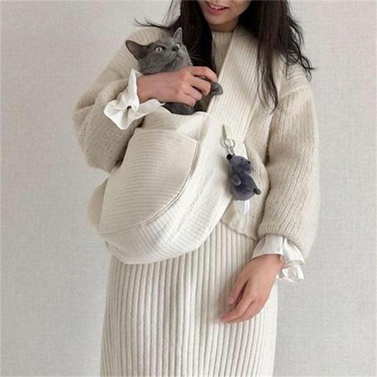 Mochila de Transporte para Gatos - Bolsa Cruzada de Viaje