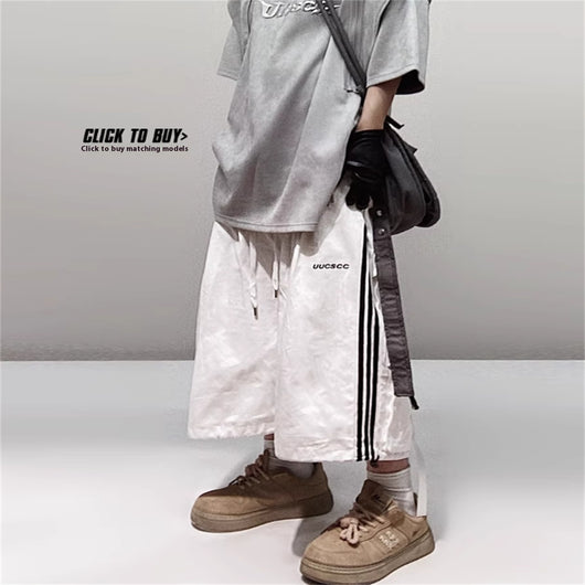 Pantalones Cortos Funcionales Hip-hop Estilo Japonés Tendencia Verano - Image 3