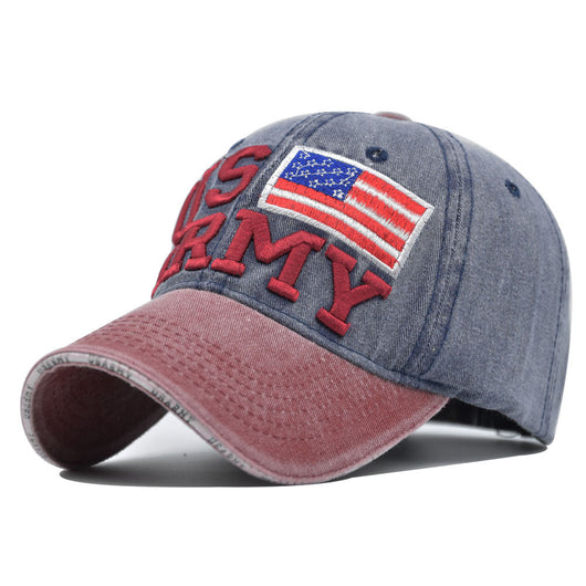 Gorra de Béisbol Retro con Letra Bordada - Unisex Pico de Pato - Image 9