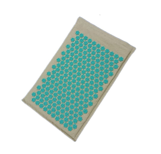Tapete de Acupresión Loto Algodón y Lino para Yoga y Relajación