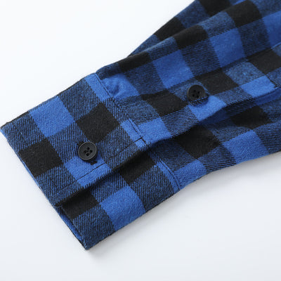 Camisa de Cuadros con Solapa para Hombre - Manga Larga - Image 3