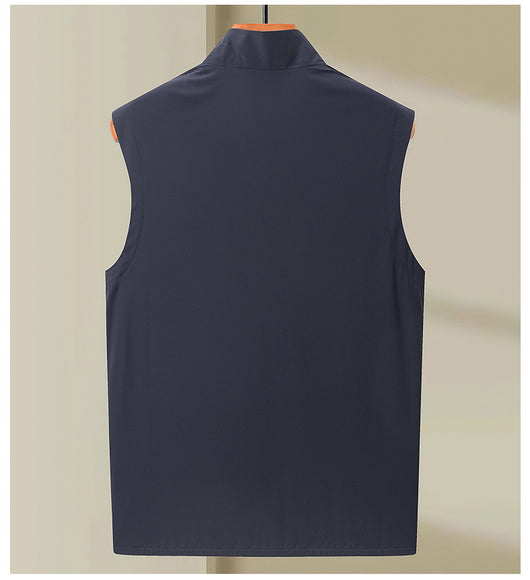 Chaleco Casual para Hombre Elegante y Cómodo con Cuello de Pie - Image 7