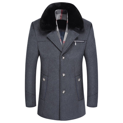 Abrigo de Lana Acolchado para Hombre - Otoño e Invierno - Image 5