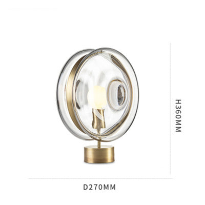 Lámpara de Mesa de Cristal Diseño Minimalista para Dormitorio y Sala - Image 3