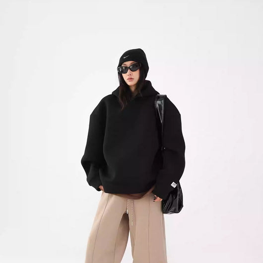 Sudadera Holgada con Capucha y Capas de Aire Aislante - Estilo Urbano - Image 7