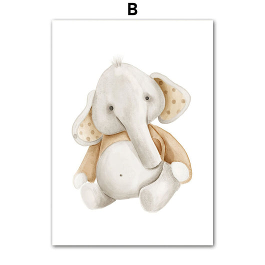 Cuadro de Lienzo Elefante, Mariposa y Arcoíris - Image 10
