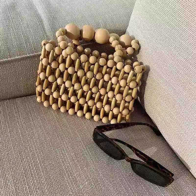 Bolsa Tejida con Cuentas de Madera - Image 12