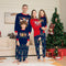 Pijamas Navideños Familiares a Juego - Diseño de Reno y Tartán