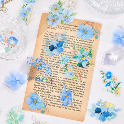 Cuaderno de Flores y Plantas - Material Decorativo 40 Piezas - Image 4