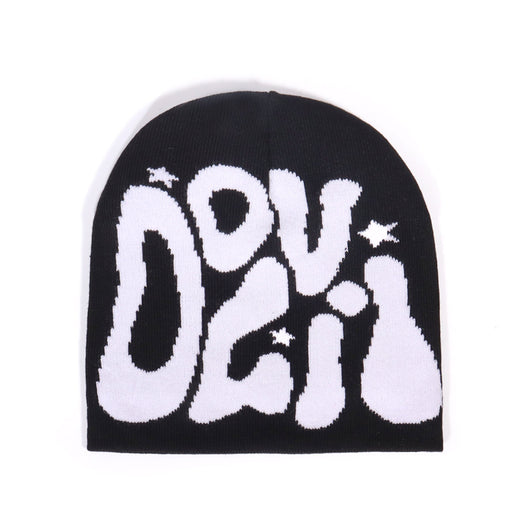 Gorro Tejido Retro con Letras Deportivas Jacquard - Image 12