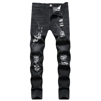 Pantalones Vaqueros Slim Fit Blancos Rotos para Hombre - Diseño Moderno Mate - Image 6