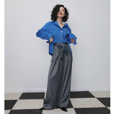 Pantalones de Vestir Casual con Estampado Tinta - Image 6