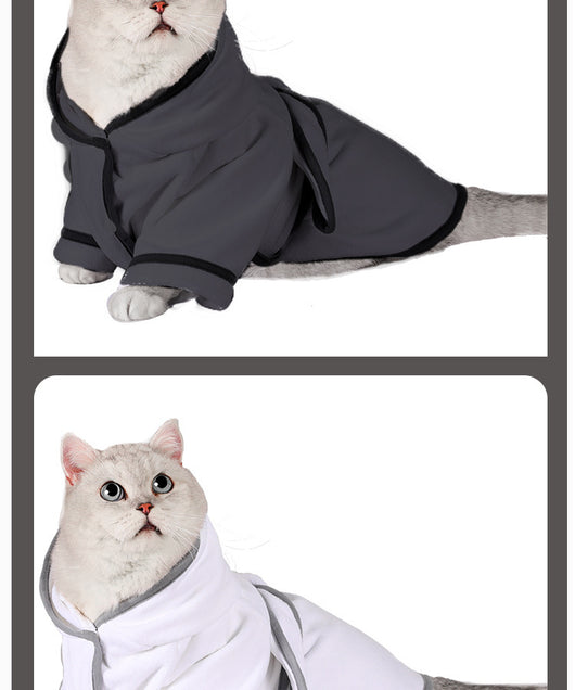 Ropa de Invierno para Mascotas: Pijamas y Batas Absorbentes para Perros y Gatos - Image 7