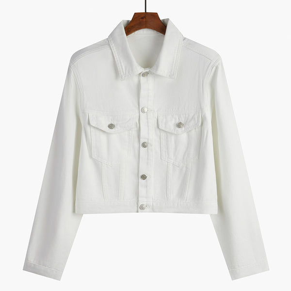 Chaqueta Denim Suelta Casual Trendy para Mujer - Image 4