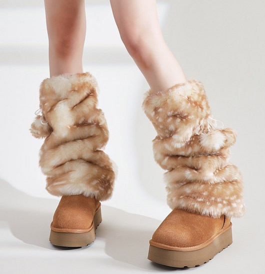 Calcetines Fuzzy con Pompones para Mujer - Estilo Subcultura - Image 6
