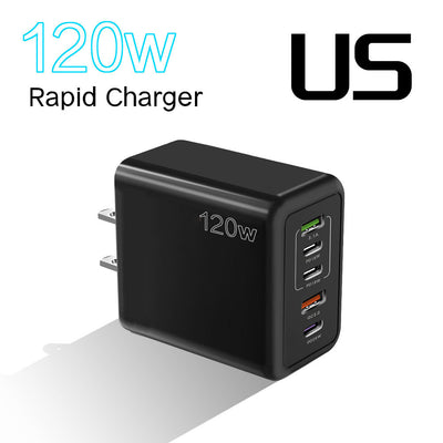 Cargador Rápido Multipuerto 120W - Enchufes Europeos, Americanos y Británicos - Image 8
