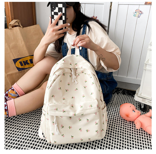 Mochila Escolar Casual Minimalista para Estudiantes - Diseño Veraniego - Image 13