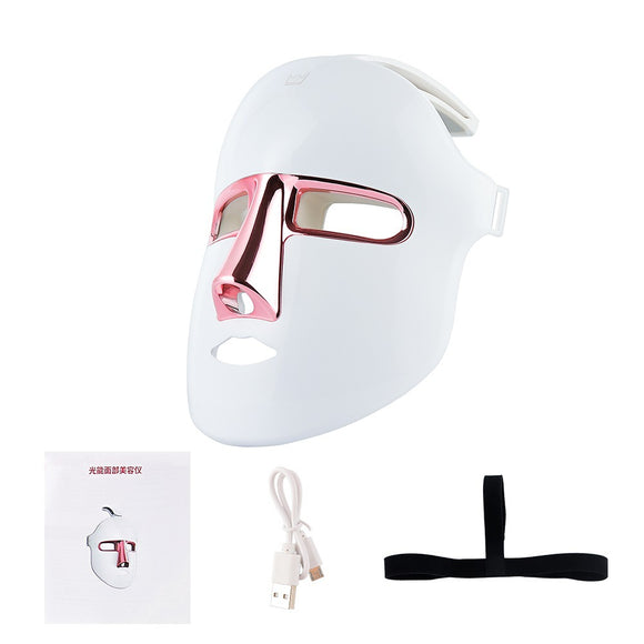 Mascarilla Facial con Luz LED de 7 Colores - Instrumento de Belleza Profesional