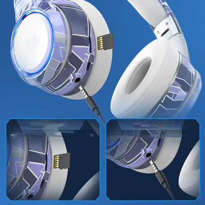 Auriculares Bluetooth 5.2 con Iluminación LED - Image 9
