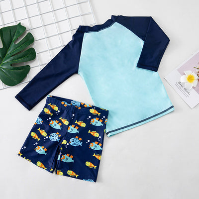 Traje de Baño Infantil Estampado para Niños Pequeños, Medianos y Grandes - Image 12