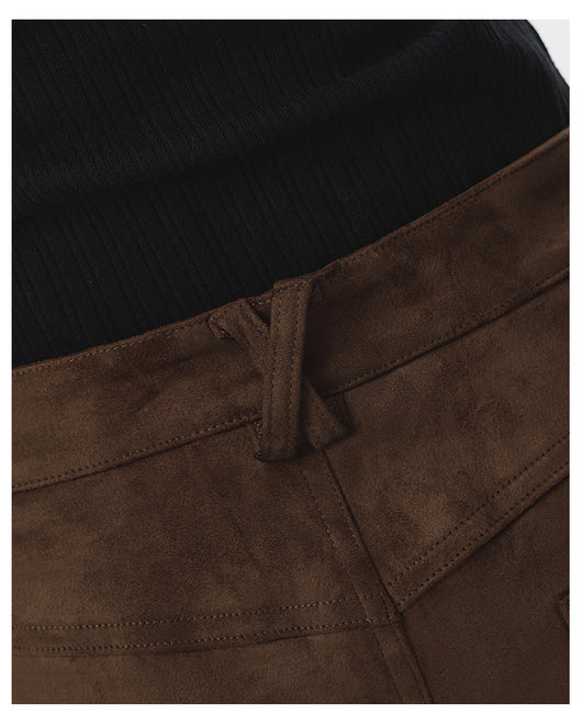 Pantalones Anchos Retro Vintage Marrón para Mujer - Estilo Casual Holgado - Image 37