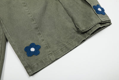 Shorts Casuales Rectos para Mujer con Estampado Hipster Urbano - Image 9