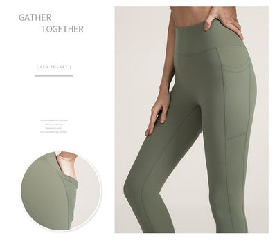 Pantalones Deportivos Nude con Bolsillos - Image 3