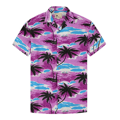 Camisa Hawaiana Estampada con Solapa para Hombre - Image 11