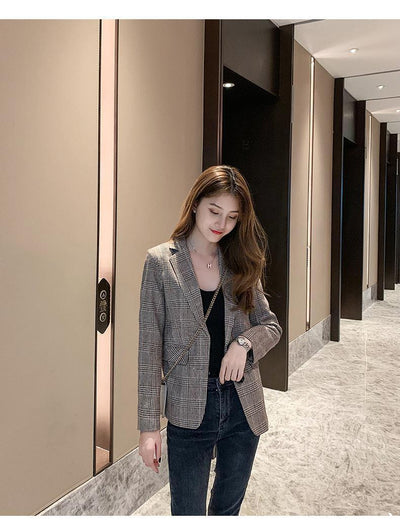 Blazer Corto Coreano para Mujer - Primavera y Otoño - Image 6