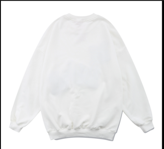 Sudadera Holgada Parejas Hip-Hop con Estampado de Letras - Image 5
