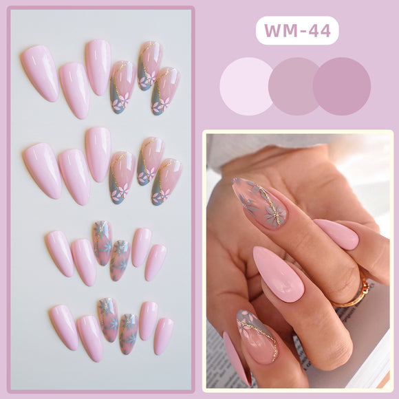 Kit de 24 Parches de Esmalte de Uñas Premontados
