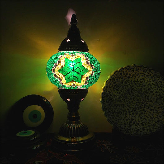 Lámpara de Mosaico Turco Vintage Art Deco Cristal Artesanal Luz Romántica - Image 11