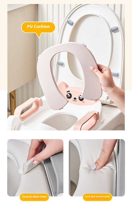 Escalera de Baño Infantil con Asiento de Inodoro y Reposapiés - Image 21