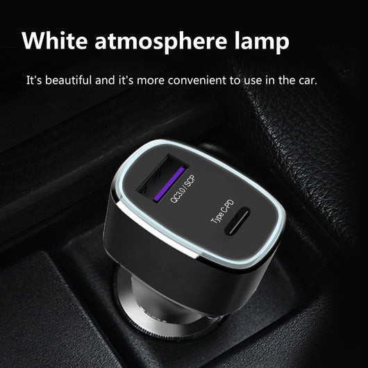 Cargador de Auto Dual USB TYPE C con PD y QC 3.0 - Image 13
