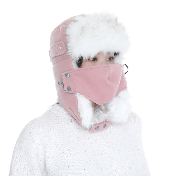 Gorro Grueso de Lana con Protección de Orejas para Invierno